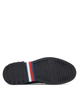 Tommy Hilfiger Tommy Hilfiger Félcipő Corporate Casual Lth Deck Shoe FM0FM05979 Fekete