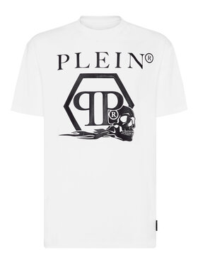 PHILIPP PLEIN PHILIPP PLEIN T-Shirt 22805 Bílá Regular Fit
