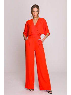 Stylove Stylove Overal S395 Oranžová Sexy Straight Fit