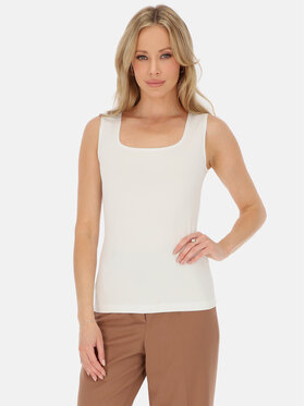 Potis & Verso Potis & Verso Top Selma Biały Regular Fit
