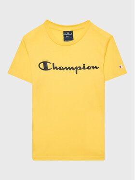 Champion Champion Футболка 306285 Жовтий Regular Fit