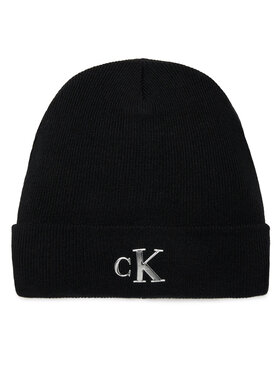 Calvin Klein Jeans Calvin Klein Jeans Шапкa Minimal Monogram Beanie K60K611542 Чорний
