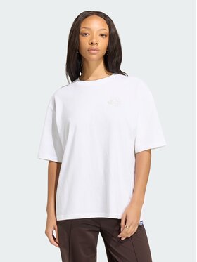 adidas adidas T-Shirt 168119 Biały Oversize