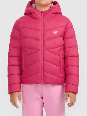 4F 4F Kurtka puchowa 4FJWAW26TDJAF0917-55S Różowy Active Fit