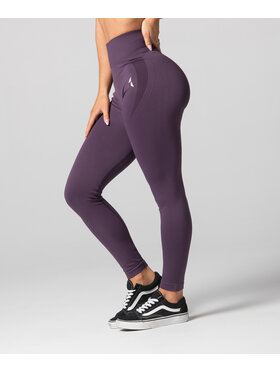 Carpatree Carpatree Legginsy Arcade Leggings Fioletowy Fitted Fit
