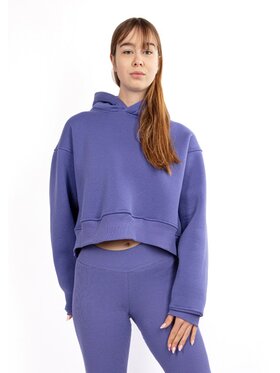 DKaren Sport DKaren Sport Bluza DK-K-B11 Fioletowy Classic Fit