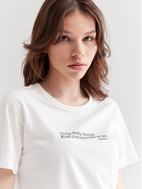 Americanos Americanos T-shirt Reno Bianco Regular Fit