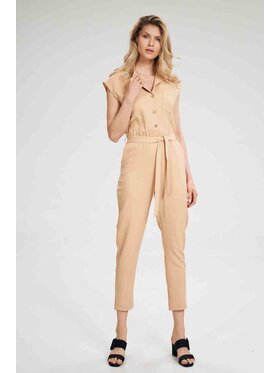 FIGL FIGL Kombinezon M695 Beżowy Regular Fit