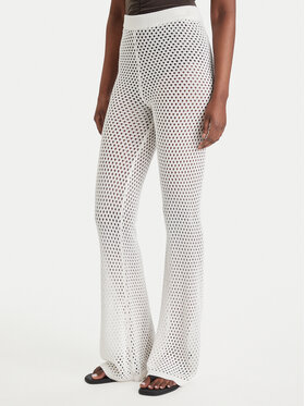 Guess Guess Pantaloni di tessuto E6GB05 Z5632 Bianco Regular Fit