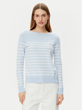 Tommy Hilfiger Tommy Hilfiger Svetr WW0WW40099 Světle modrá Regular Fit