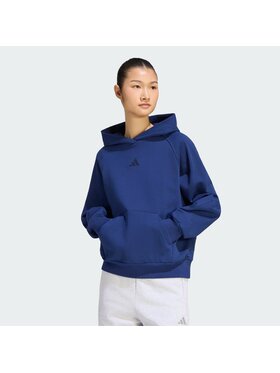 adidas adidas Bluza 164804 Niebieski jasny Loose Fit