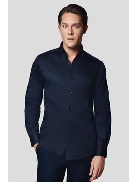 Lancerto Lancerto Koszula Koszula Granatowa Bawełniana Simone KO073224000077 Granatowy Slim Fit