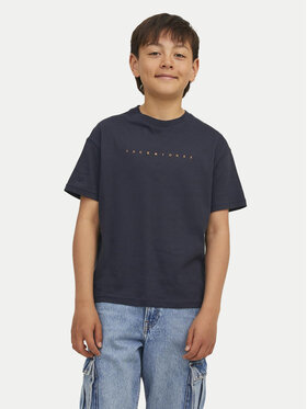Jack&Jones Junior Jack&Jones Junior Тишърт Star 12237435 Тъмносин Relaxed Fit