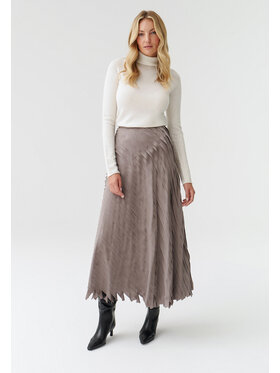 TATUUM TATUUM Spódnica midi DAKNA Brązowy Flare Fit