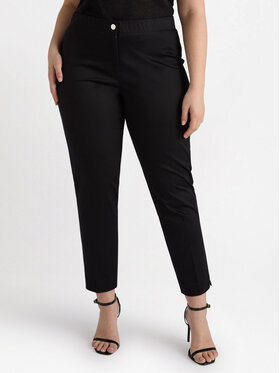 Fiorella Rubino Fiorella Rubino Spodnie materiałowe P709T004730N033 Czarny Regular Fit