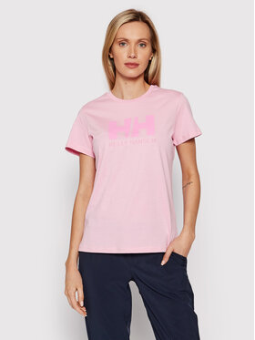 Helly Hansen Helly Hansen T-Shirt Logo 34112 Różowy Regular Fit