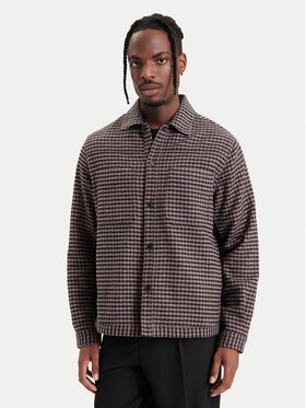 HUGO HUGO Giacca camicia Eniri  50570469 Marrone Oversize