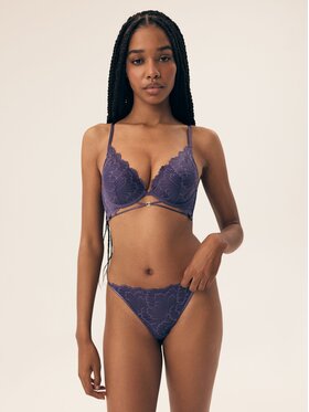 Esotiq Esotiq Biustonosz push-up 42507 Niebieski