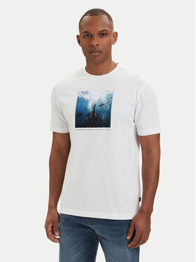 BOSS BOSS T-Shirt Creature 50561861 Kremowy Regular Fit