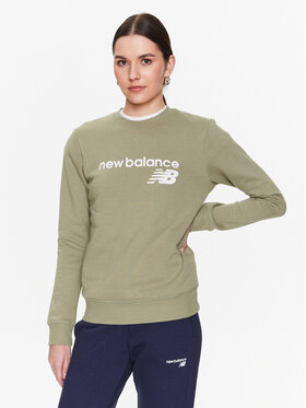 New Balance New Balance Sweatshirt Classic Core WT03811 Grün Relaxed Fit