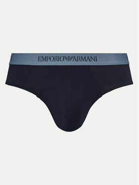 Emporio Armani Underwear Set Od 3 Para Muških Slip Gaća 111624 4F722 75536 Tamnoplava