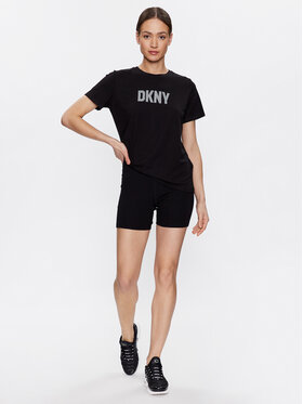 DKNY Sport Majica DP2T6749 Črna Classic Fit