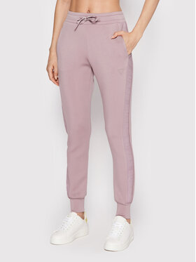 Guess Guess Teplákové kalhoty V2YB18 K7UW2 Růžová Regular Fit
