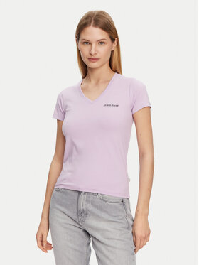 Guess Jeans Guess Jeans T-Shirt W4YI23 J1314 Fioletowy Slim Fit