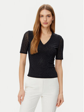 Guess Guess Bluse 5RGP22 6311A Schwarz Regular Fit