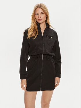 Guess Guess Igapäevane kleit Aurelie V4YK01 WG982 Must Regular Fit