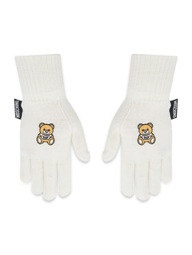 MOSCHINO MOSCHINO Dámské rukavice 65162 0m2097 Bílá