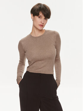 Vero Moda Vero Moda Džemper Silky 10268010 Smeđa Regular Fit