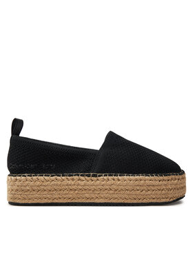 Calvin Klein Jeans Calvin Klein Jeans Еспадрили Platform Espadrille Uc YW0YW01377 Черен