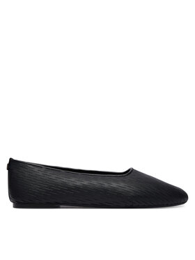 Calvin Klein Calvin Klein Balerinos Oblique Ballerina Cut Lth HW0HW03033 Juoda