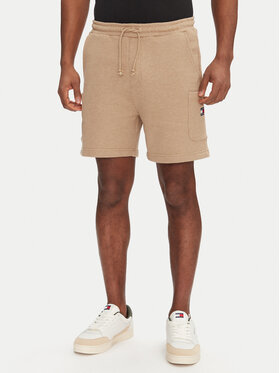 Tommy Jeans Tommy Jeans Sportshorts Badge DM0DM18479 Beige Regular Fit