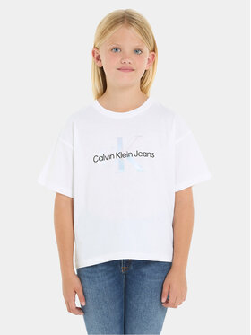 Calvin Klein Jeans Calvin Klein Jeans T-shirt Serenity IG0IG02434 Bijela Boxy Fit