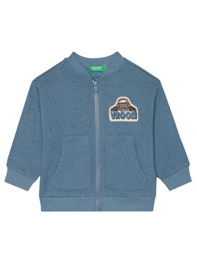 United Colors Of Benetton United Colors Of Benetton Felpa 3O4ZG503F Blu Regular Fit