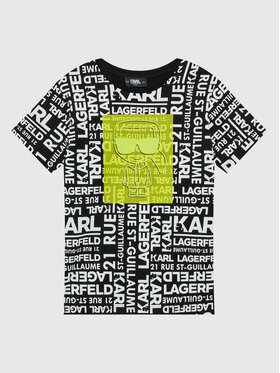 KARL LAGERFELD KARL LAGERFELD T-shirt Z25367 D Crna Regular Fit