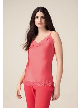 Oltre Oltre Bluzka 2293J600670N016 Czerwony Regular Fit
