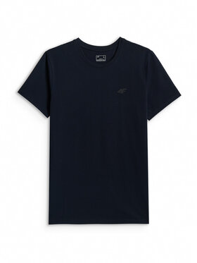 4F 4F T-Shirt NOS Granatowy Slim Fit