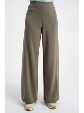 CLICK CLICK Kalhoty z materiálu 30-333 Khaki Regular Fit