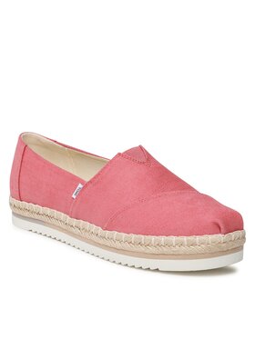 Toms Toms Espadrile Alpargata Platform Rope 10019802 Ružičasta