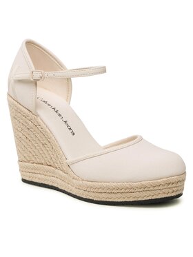 Calvin Klein Jeans Calvin Klein Jeans Κλειστά παπούτσια Wedge Sandal Close Toe Ess YW0YW01194 Λευκό