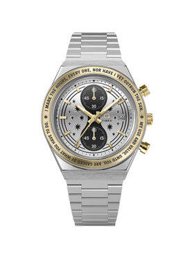 Timex Timex Zegarek TW2Y75900 Srebrny