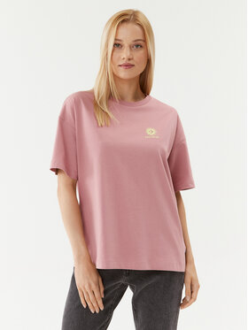 Converse Converse T-shirt Star Chevron Os Tee 10025213-A03 Rosa Regular Fit