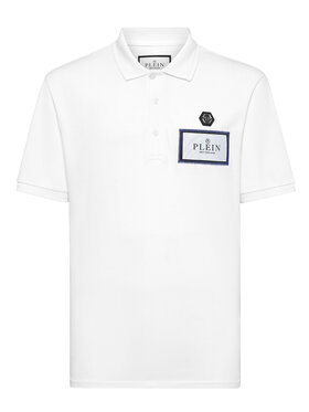 PHILIPP PLEIN PHILIPP PLEIN Polo 22131 Bianco Slim Fit