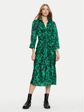 Liu Jo Liu Jo Rochie tip cămașă WF4522 TS097 Verde Regular Fit