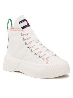 Tommy Jeans Tommy Jeans Сникърси Vulc Plat Canvas Mc EN0EN02091 Бял