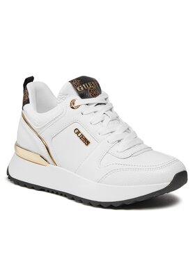 Guess Guess Sneakersy Kaddy FL8DDY ELE12 Biela