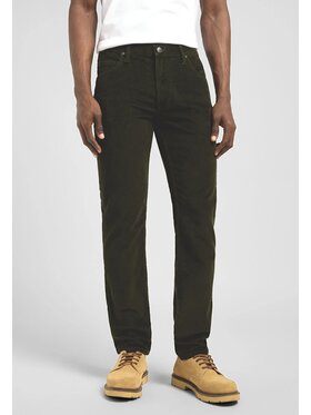 Lee Lee Spodnie materiałowe RIDER Zielony Slim Fit
